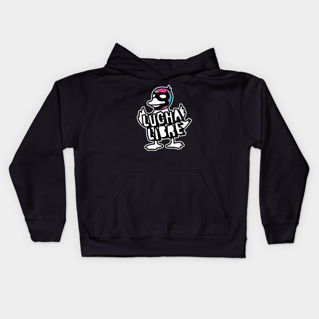 pato luchador Kids Hoodie by RK58